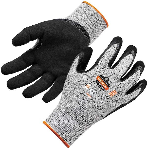 Ergodyne Nitrile-Coated Cut-Resistant Gloves - A3 Level, Cut Level A3 , Nitrile , S 1 PR 7031 - main